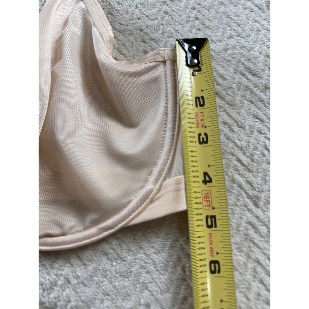 Soma Unbelievable Minimizer Bra 36DD Beige Nude Underwire Mesh 032301 - Picture 2 of 7